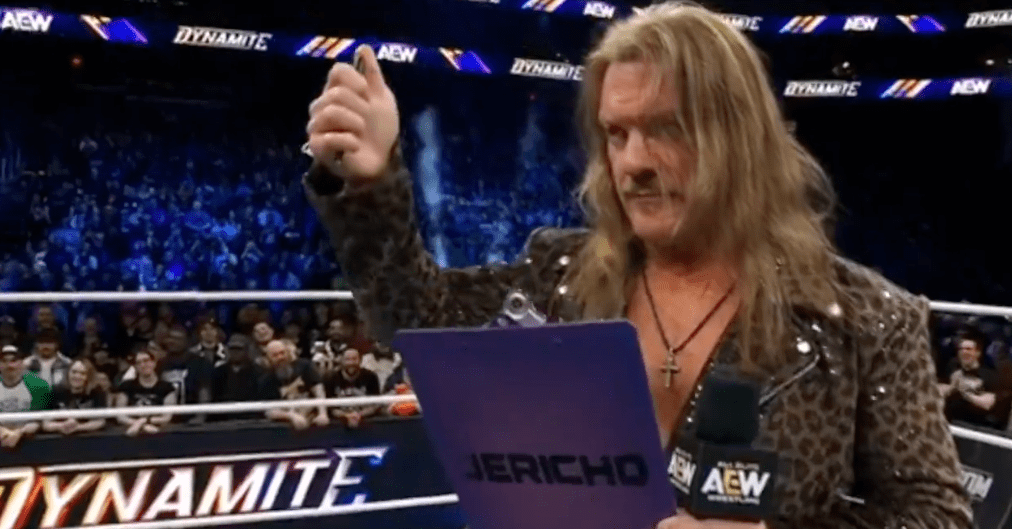 Chris Jericho brings The List to AEW, and guess who just made it?