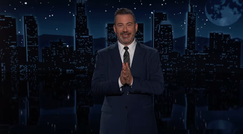 Kimmel said ‘not one person’ believes Trump’s excuse for sharing an image that portrayed the president as Jesus