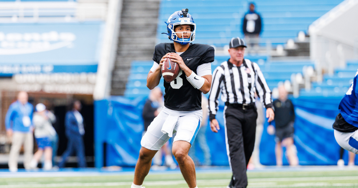 Running back CJ Baxter at Kentucky Spring Practice, via Crawford Ifland, KSR