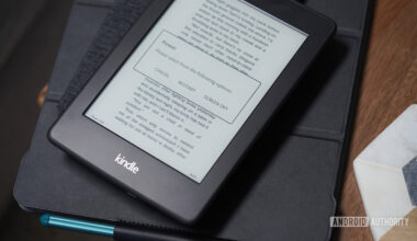 A user sets their Kindle screen to blank.