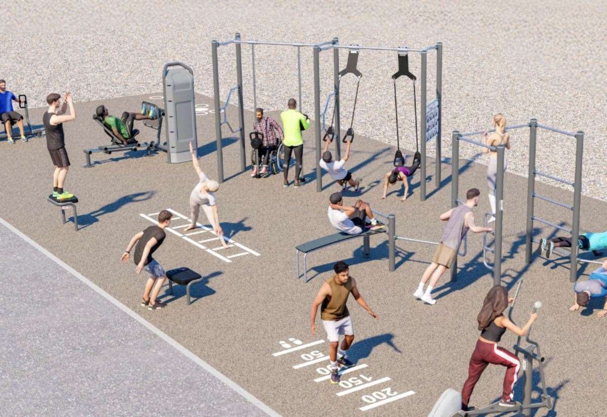 New outdoor gym set to be installed on Walmer seafront this summer