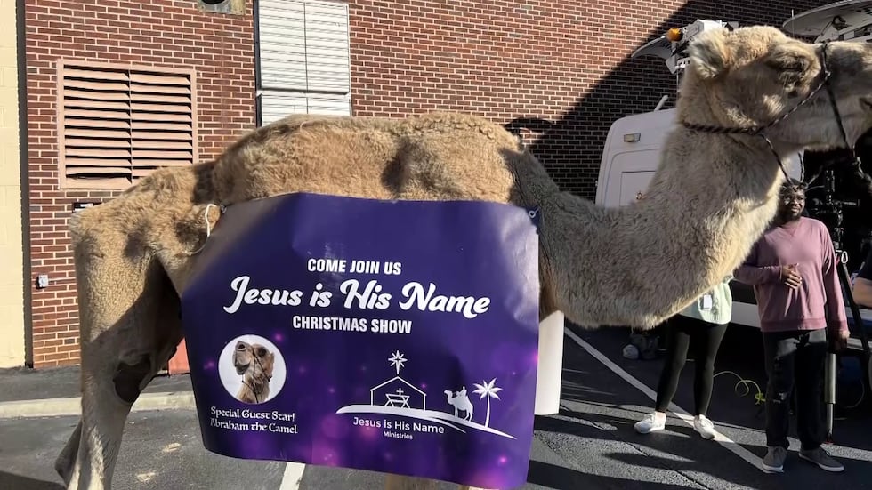 Abraham the 1st at Lake Murray Baptist's annual "Jesus Is His Name" Christmas show.