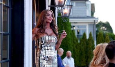 Elizabeth McGraw in a scene of “The Real Housewives of Rhode Island,” premiering April 2.