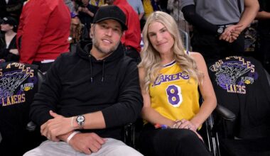 Matthew Stafford's wife sends message to husband's possible heir apparent