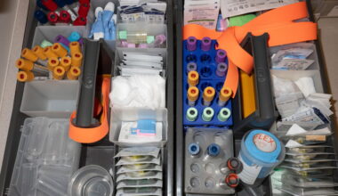 Medical supplies at the Children’s Clinic in Portland on Friday, Dec. 13, 2024.
