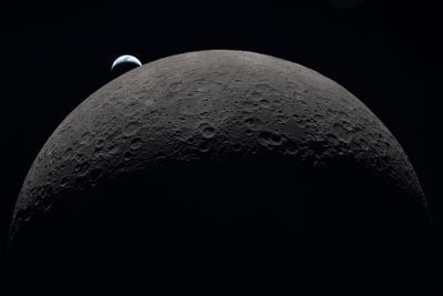 Moon and Earth Artemis II