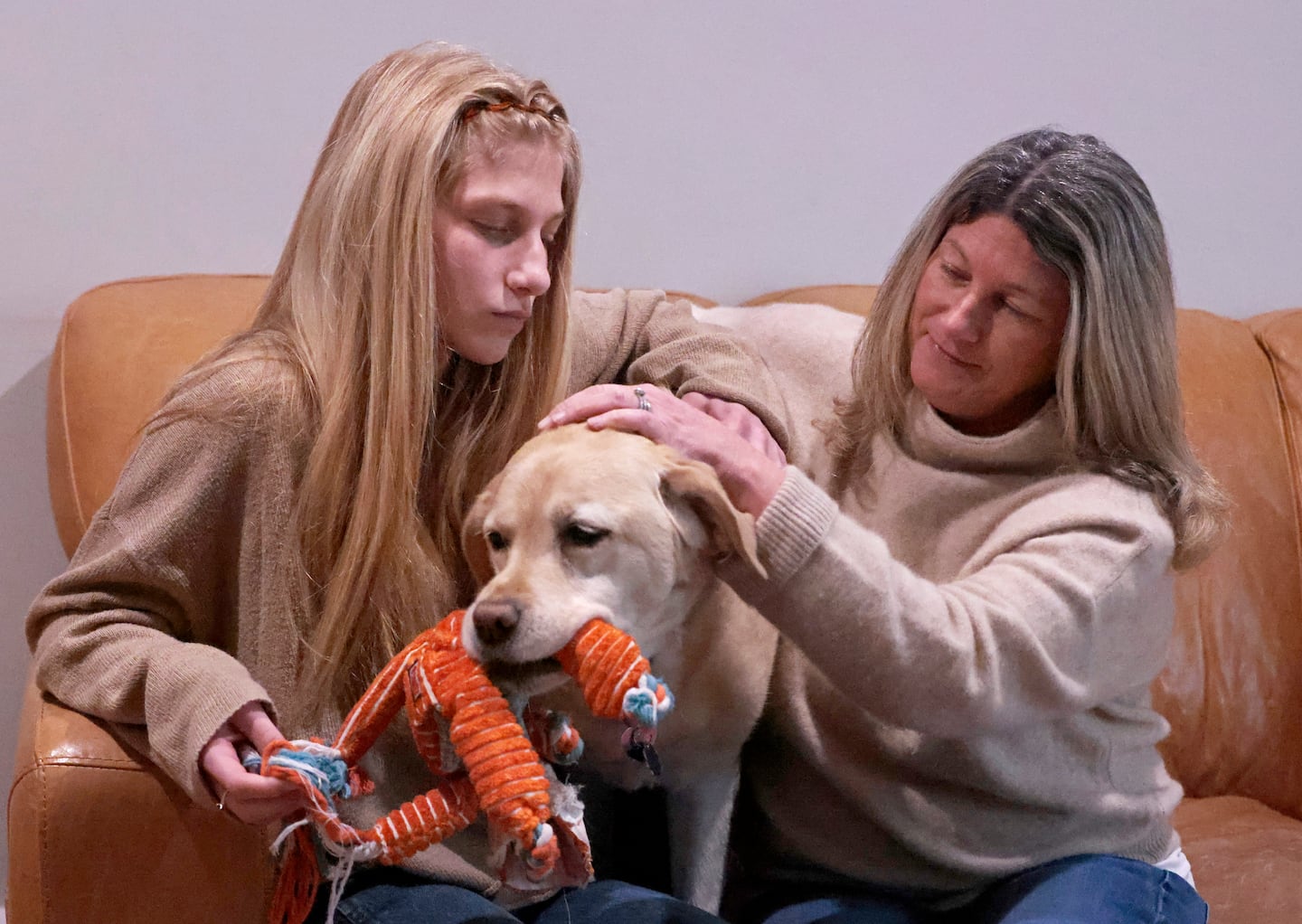 Grace Mancini, 15, and her mother, Megan Mancini. 