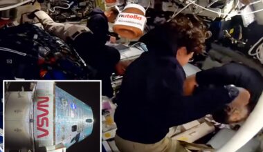 Nutella fans spot jar floating in zero-gravity on Artemis II ship