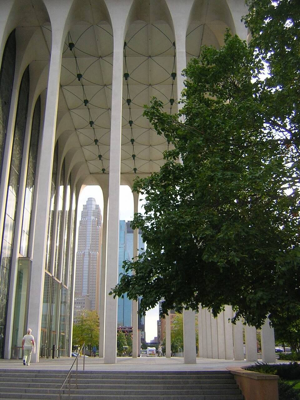 Minoru Yamasaki's 85-foot portico at the Northwestern National Life Building in Minneapolis
