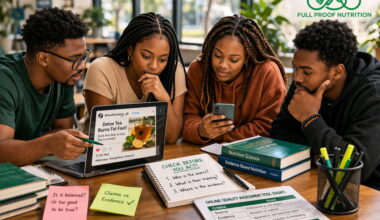 The Problem with Nutrition Advice on Social Media – Lessons from a study among University Students