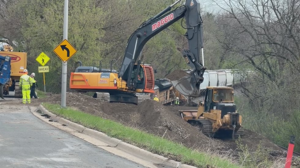 A train carrying corn derailed late Friday night in Janesville, the City of Janesville...