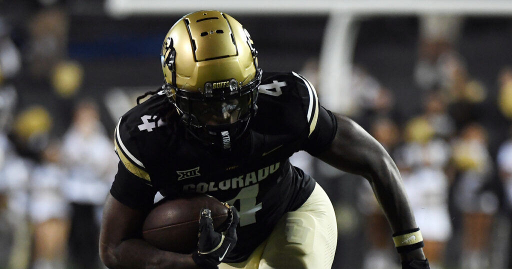 Omarion Miller with a catch for Colorado
