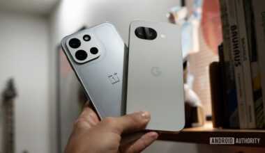 OnePlus Nord 6 vs Pixel 10a in hand