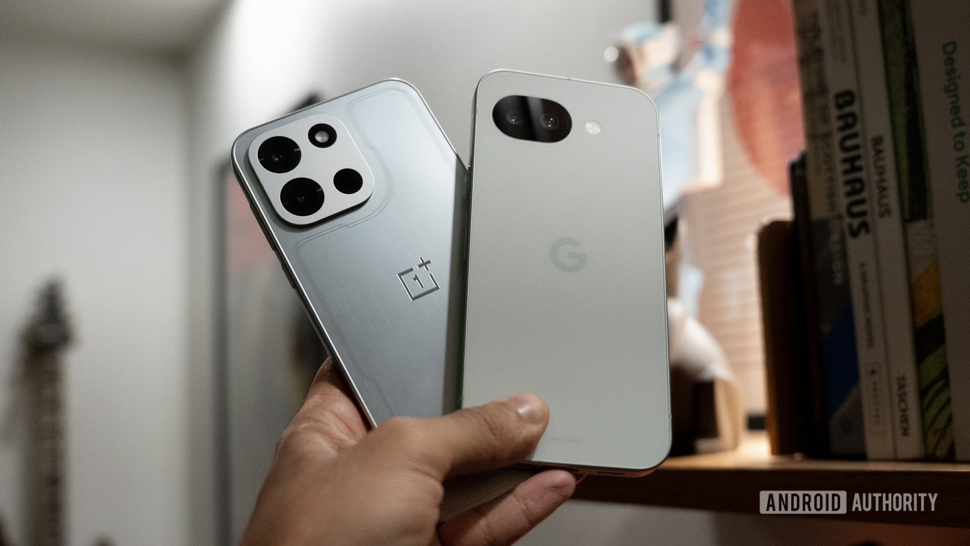 OnePlus Nord 6 vs Pixel 10a in hand