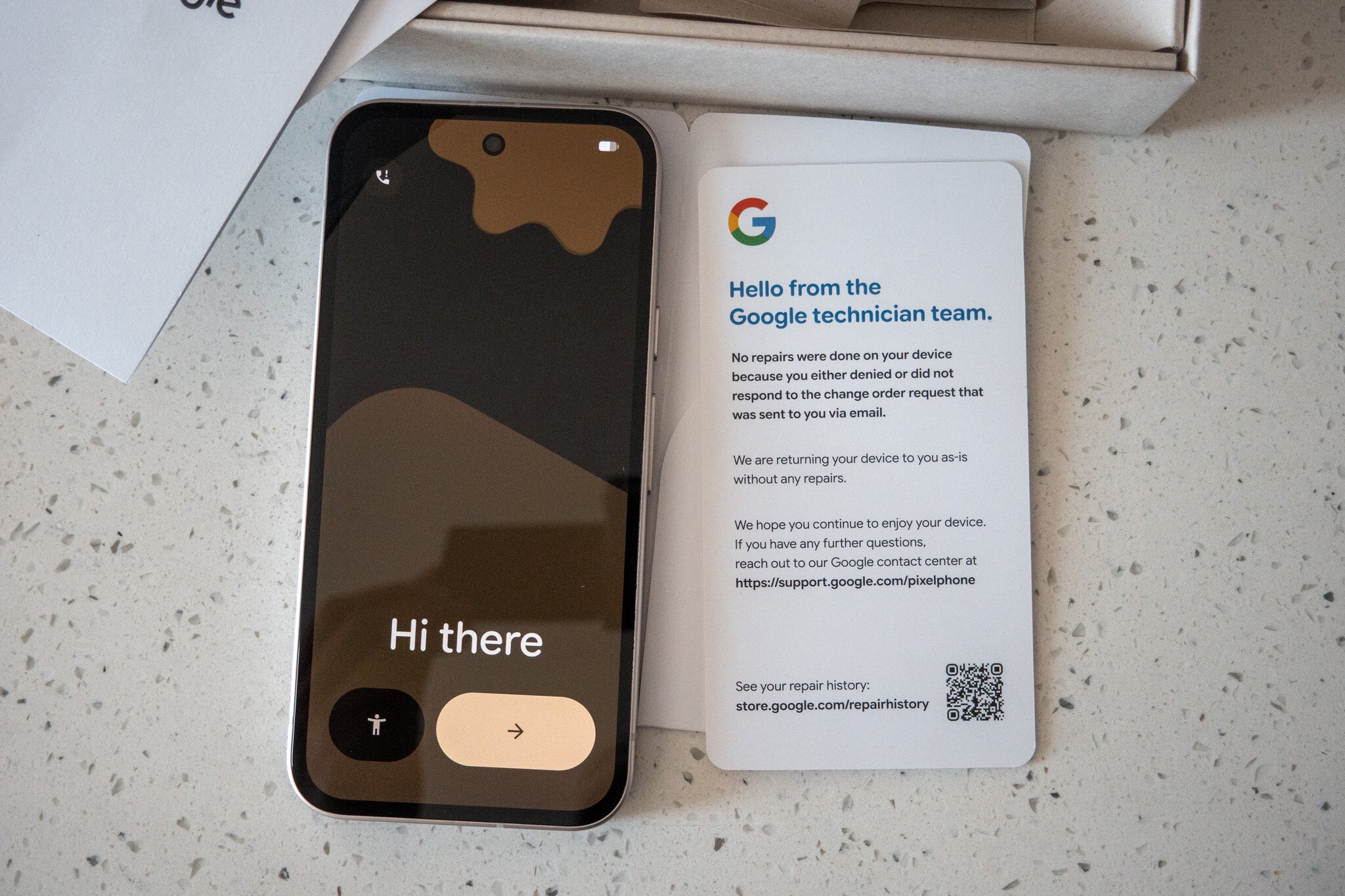Pixel 9a returned