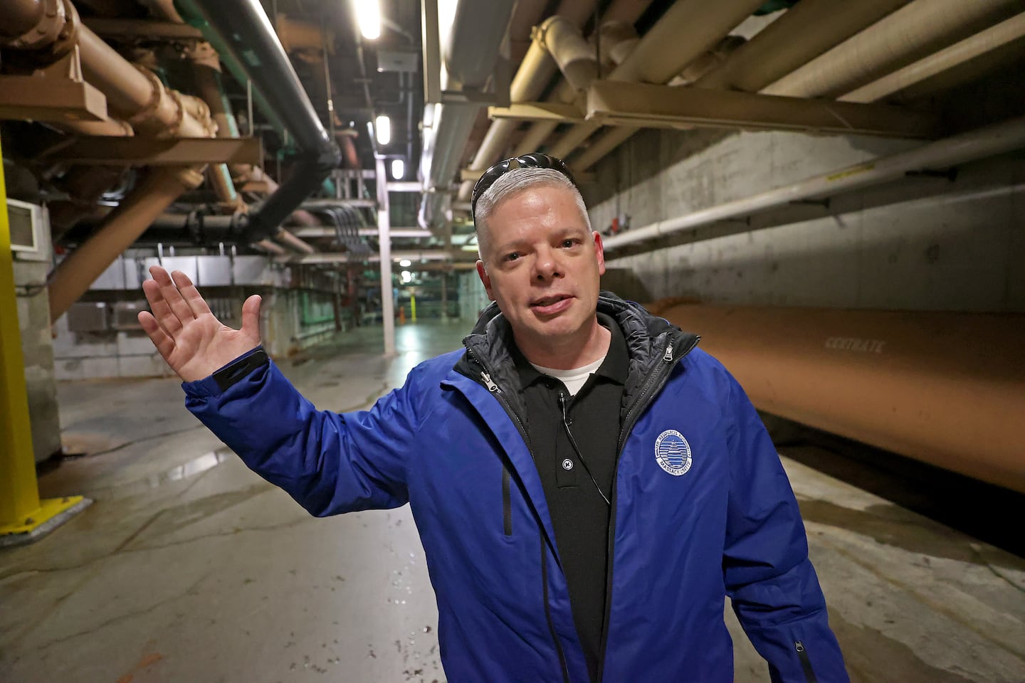 Chad Whiting, Deer Island's director, gave a tour last week.