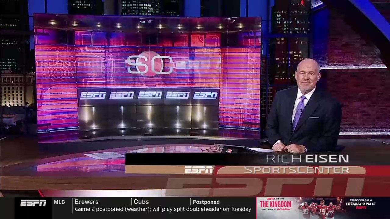 Rich Eisen hosting 'SportsCenter' from Bristol for first time in over 20 years