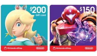 Rosalina and Samus have new Nintendo eShop cards, plus an eShop credit sale is live