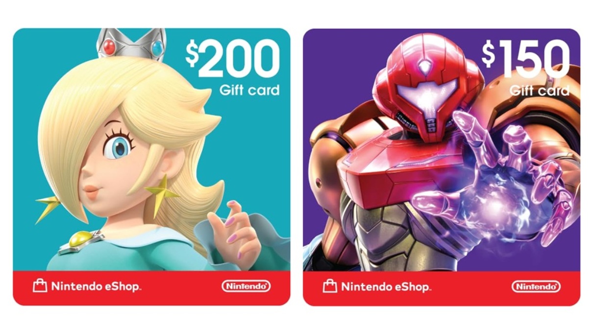 Rosalina and Samus have new Nintendo eShop cards, plus an eShop credit sale is live