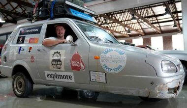 How Sheila the three-wheeler dodged danger on a record 14,000-mile journey to tip of South Africa