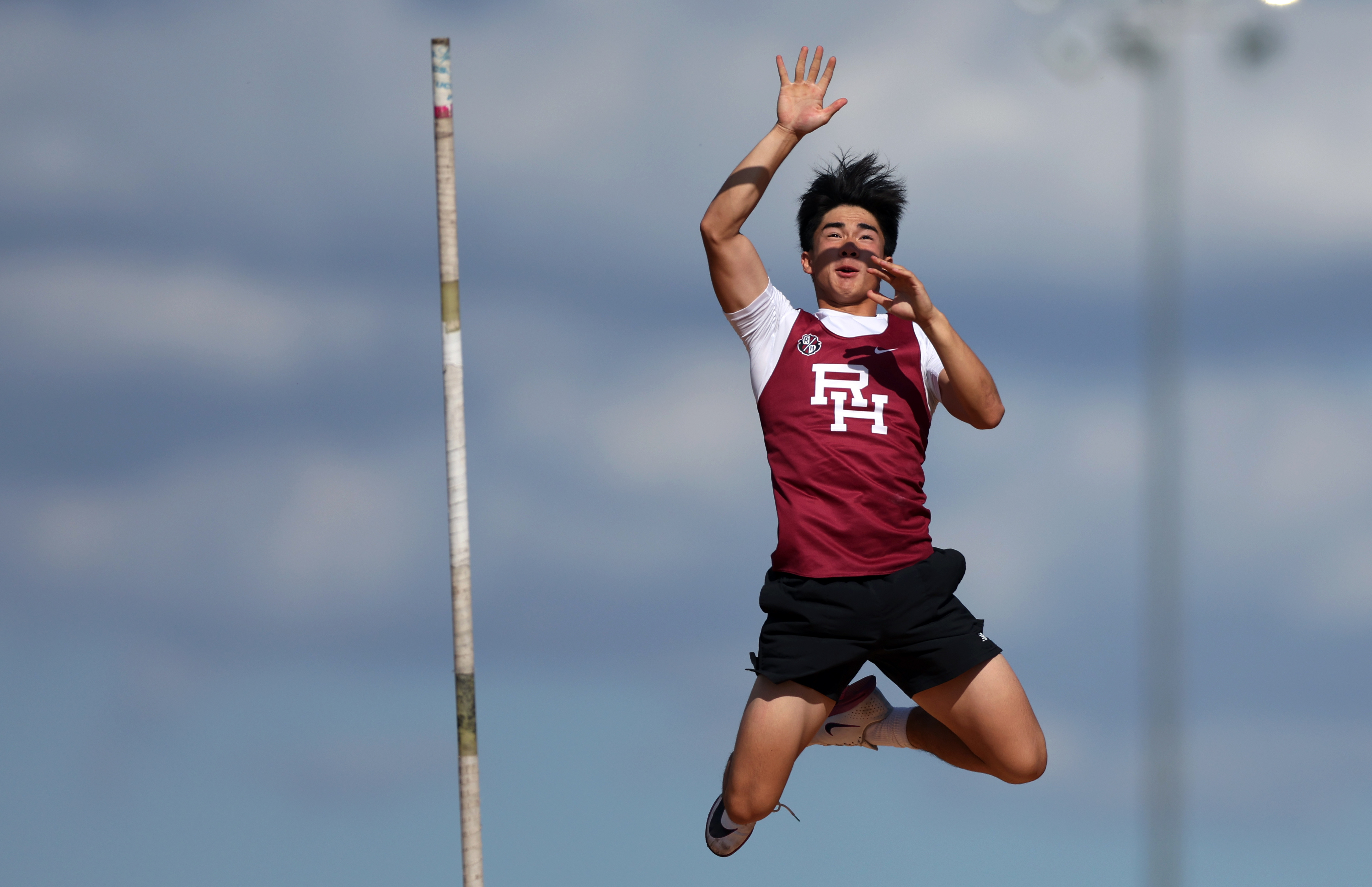 Rio Hondo Prepâs Braeden Yokoyama clears the crossbar in the...