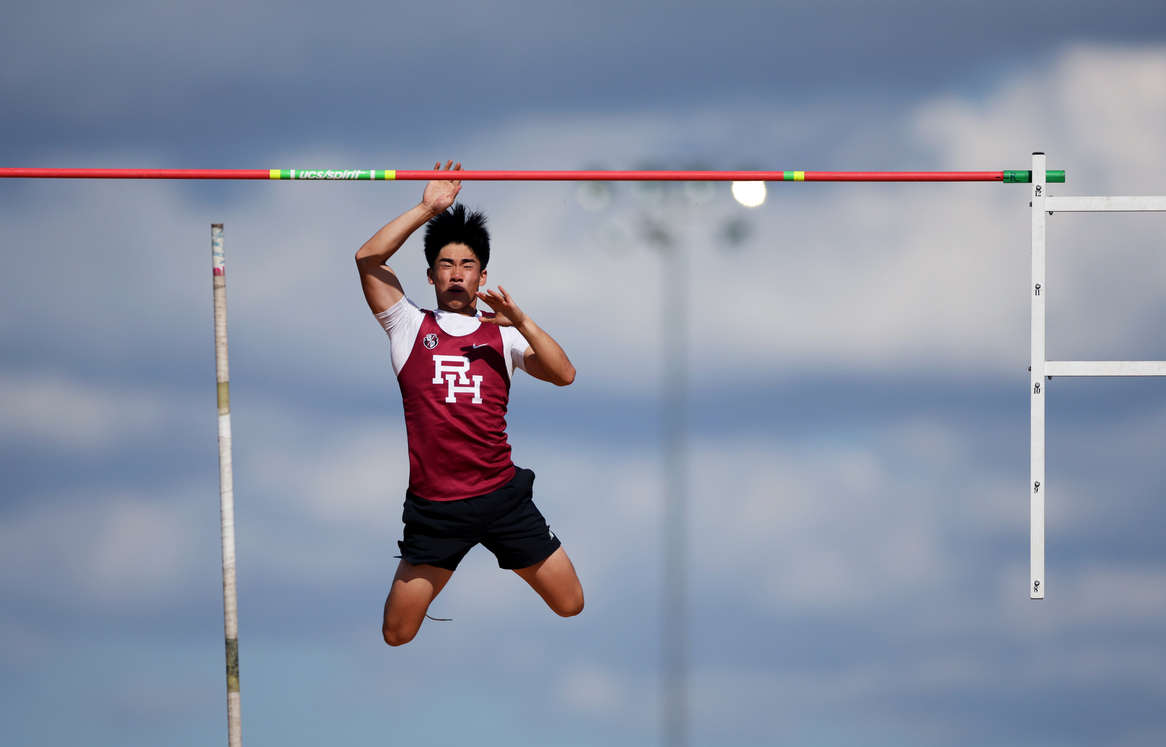Rio Hondo Prepâs Braeden Yokoyama clears the crossbar in the...