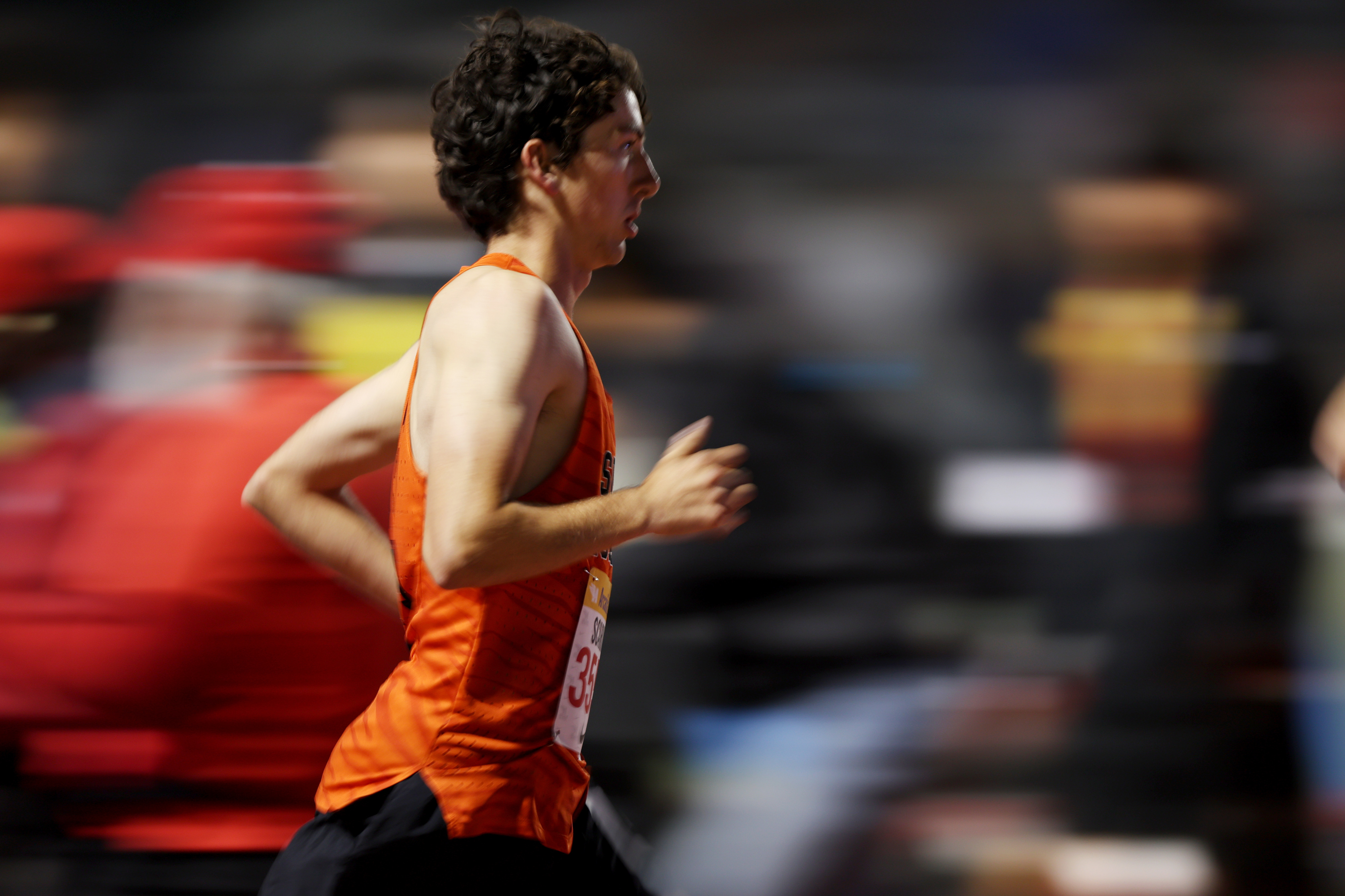 South Pasadenaâs Michael Scarince competes in the boys 3,200 meter...