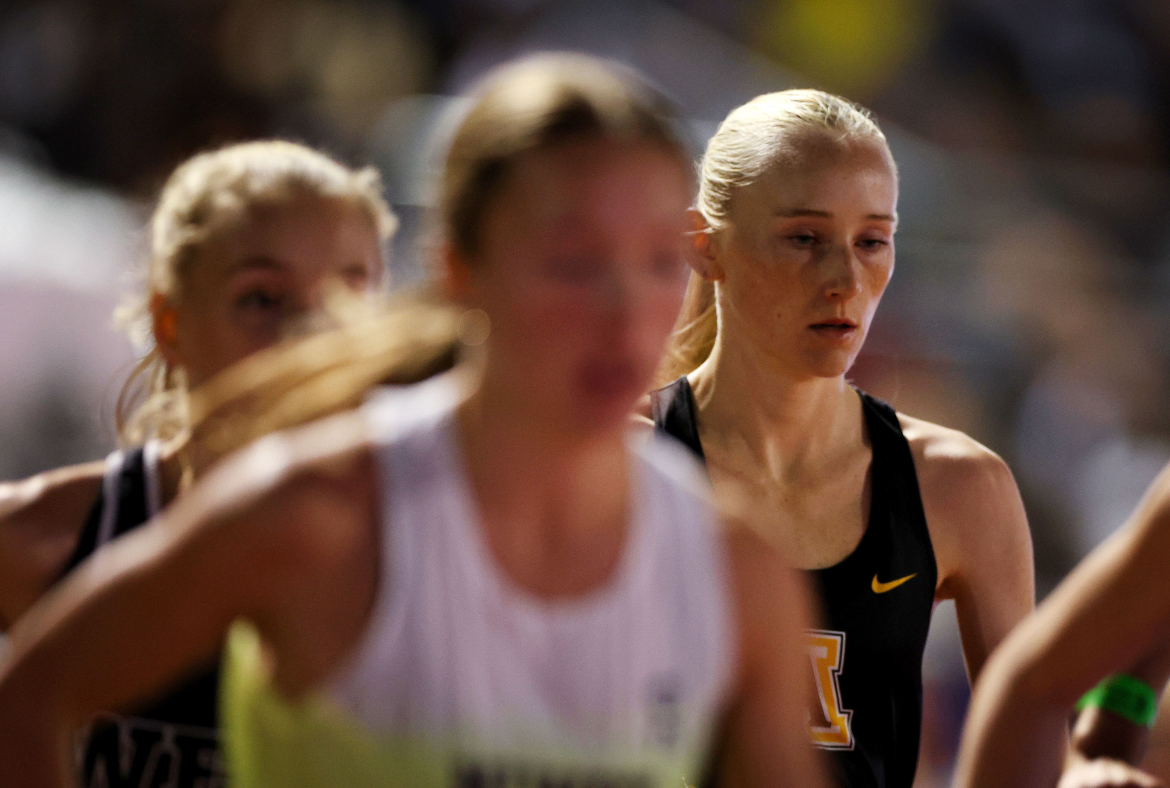 Arcadiaâs Charlotte Hopkins competes in the girls 3,200 meter run...