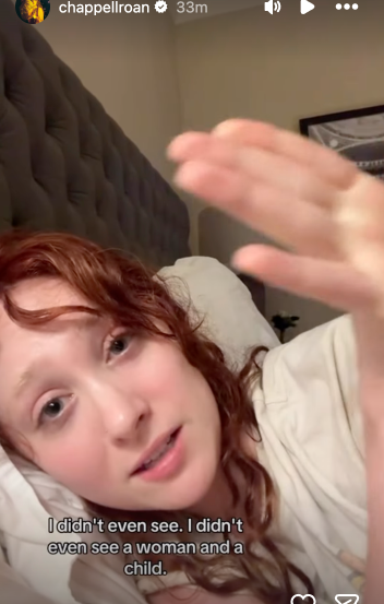 Chappell Roan addressed claims that her security guard made Jude Law's daughter cry in an Instagram video