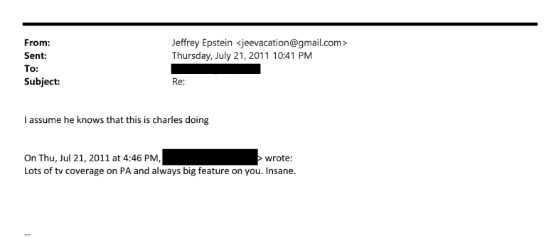 Jeffrey Epstein blamed ‘Charles’ on the day Andrew Mountbatten-Windsor lost his UK trade envoy job, email reveals