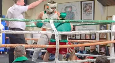 Video: Conor McGregor scores pair of standing 8 counts in surprise exhibition boxing match