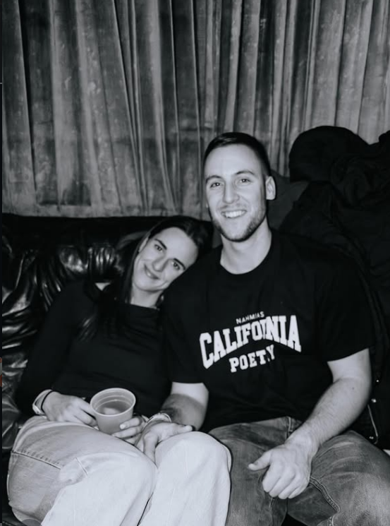 Caitlin Clark and boyfriend Connor McCaffery.
