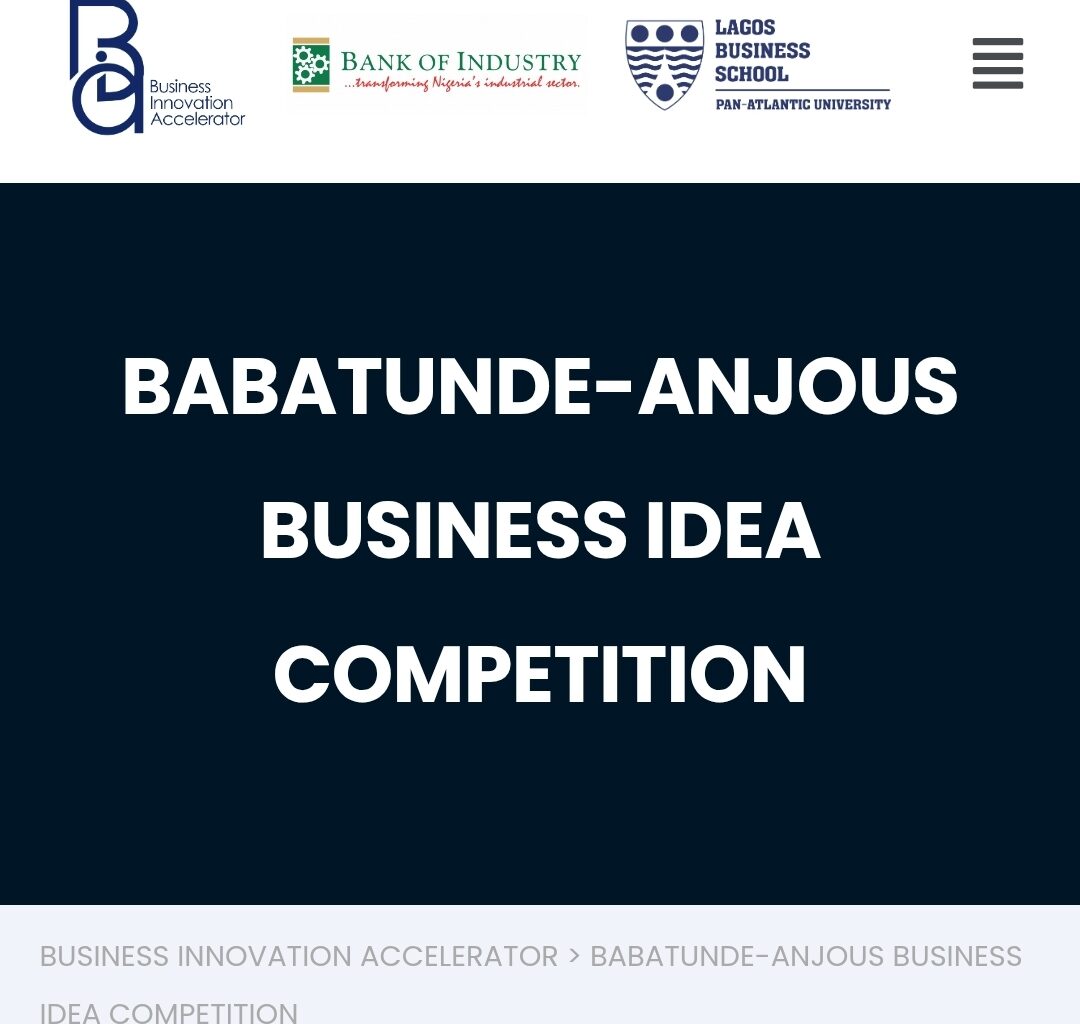 Call For Applications: Babatunde-Anjous Business Idea Competition 2026 (Up
