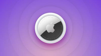 Second Generation AirTag Feature Purple