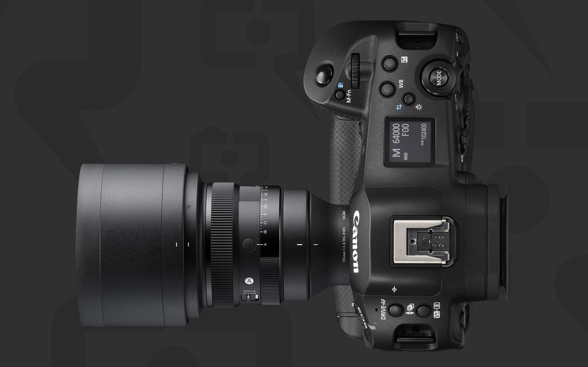 Sigma 135mm f/1.4 DG Art Lens and Canon EOS R1