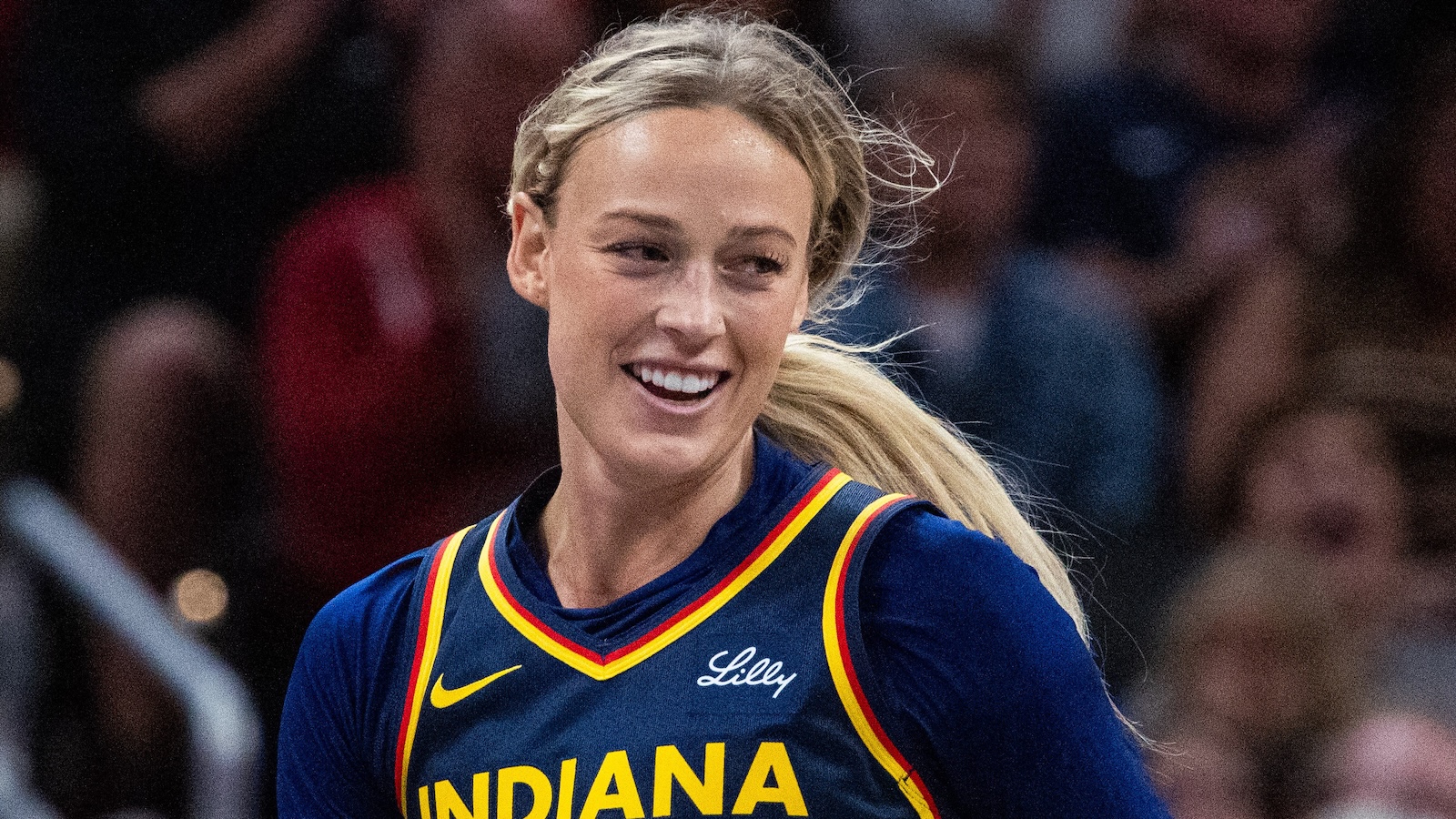 Sophie Cunningham smiles