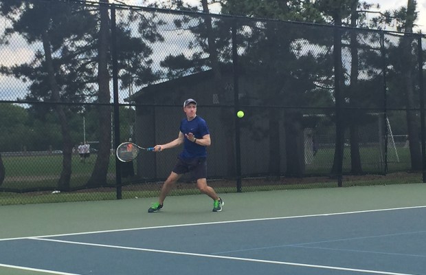 "I don't know a lot of 50-year-old guys who play football every week, but I play tennis just about every week of the year," Bryant Palmer of Denver said. (Provided by Bryant Palmer)