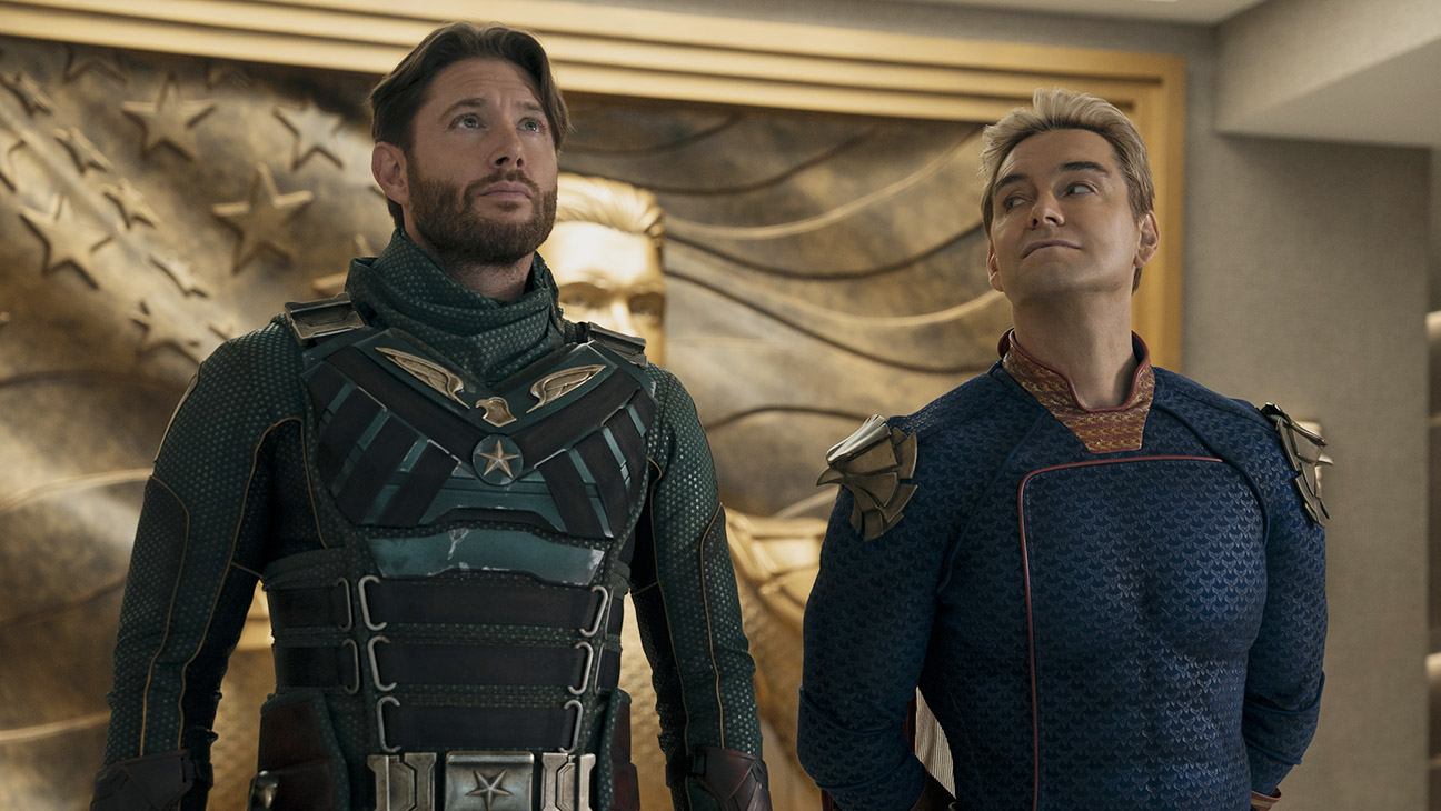 Jensen Ackles (Soldier Boy), Antony Starr (Homelander) in The Boys Season 5