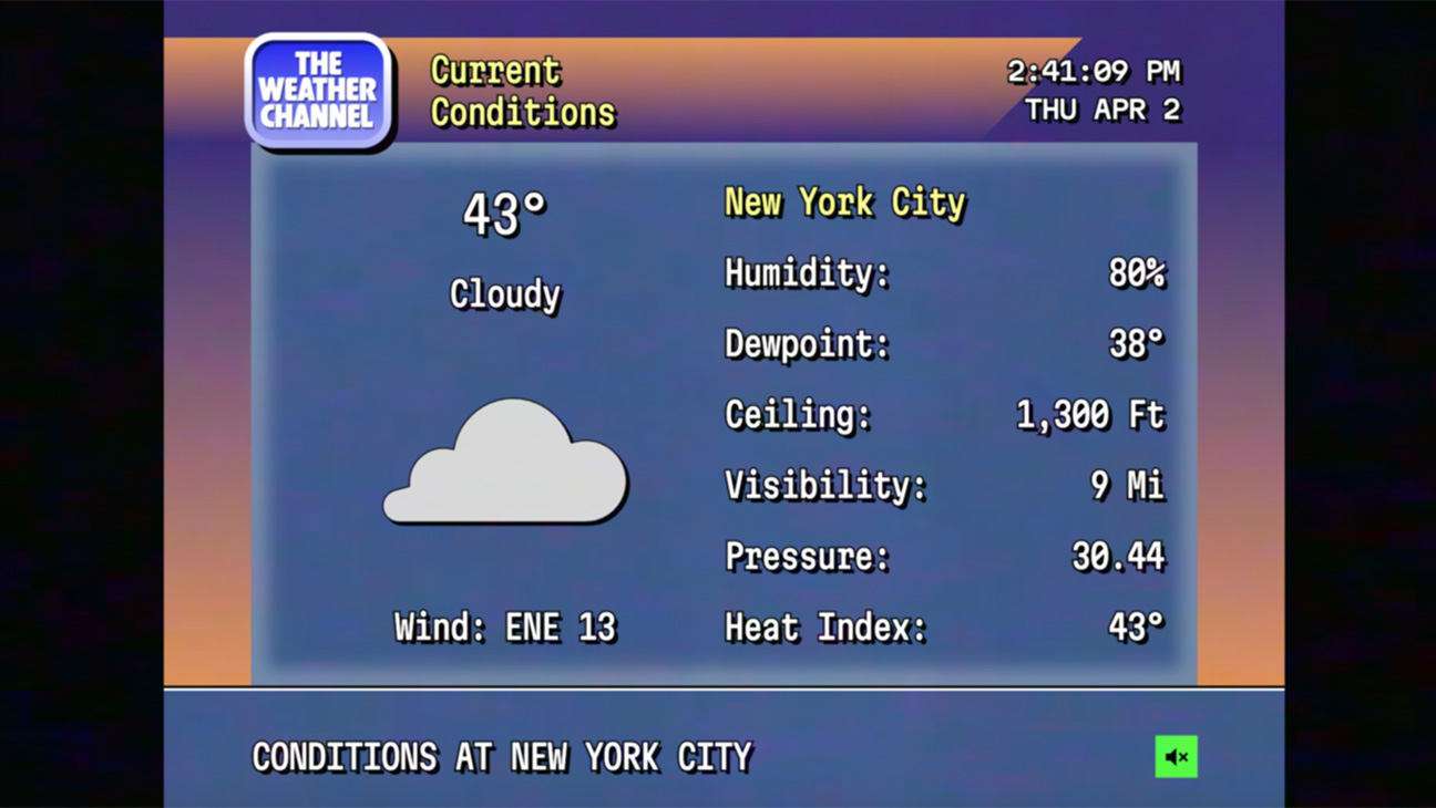 The Weather Channel Retro Forecast