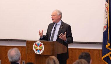Senator Tim Kaine Gives Heinemann Lecture