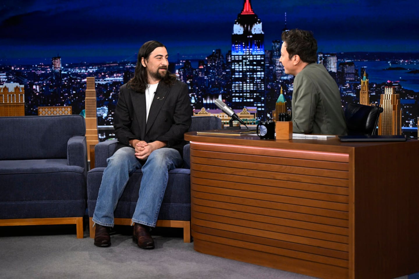 Noah Kahan appeared on "The Tonight Show Starring Jimmy Fallon" on Thursday.