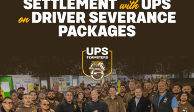 Teamsters Reach Strong Settlement with UPS on Driver Severance Packages