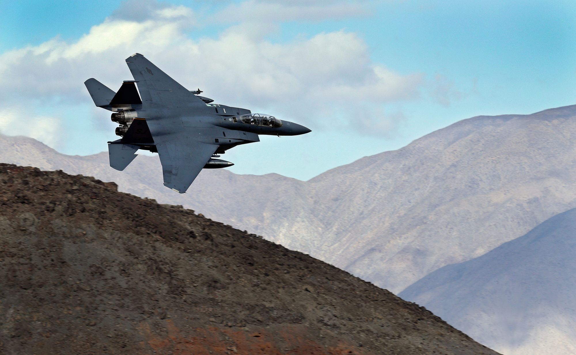 An F-15E Strike Eagle, like the one that was shot down (file)
