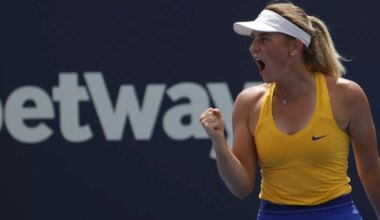 Marta Kostyuk Miami Open