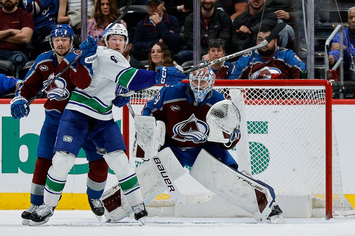 Lankinen starts, Kane sits as Canucks face league-leading Avalanche