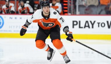Flyers get unexpected boost as Tyson Foerster returns to lineup