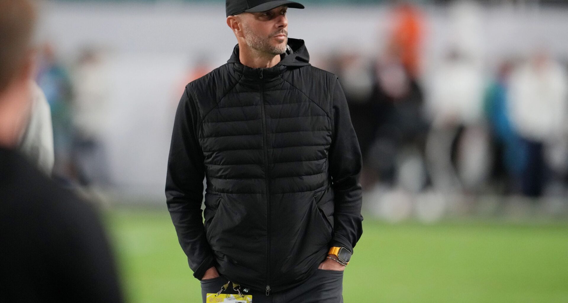 Las Vegas Raiders general manager John Spytek signs safety Tristin McCollum