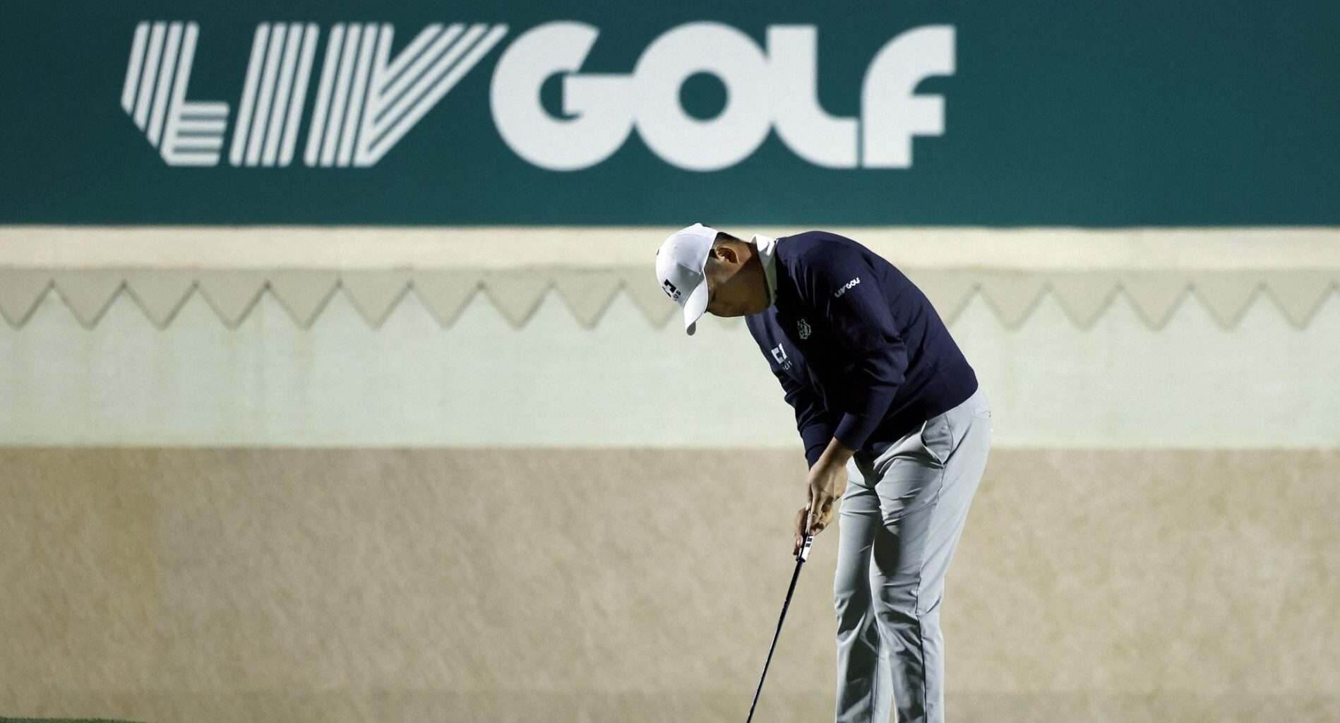 [US, Mexico & Canada customers only] Feb 4, 2026; Riyadh, SAUDI ARABIA; Byeong Hun An in action during the first round of play at LIV Golf Riyadh at the Riyadh Golf Club.