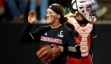 College softball power rankings: Nebraska trending up, Tennessee’s offense struggles