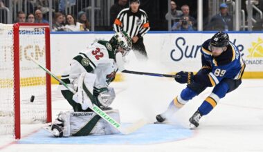 Filip Gustavsson loses his last pre-playoffs start behind preseason-like lineup: Takeaways